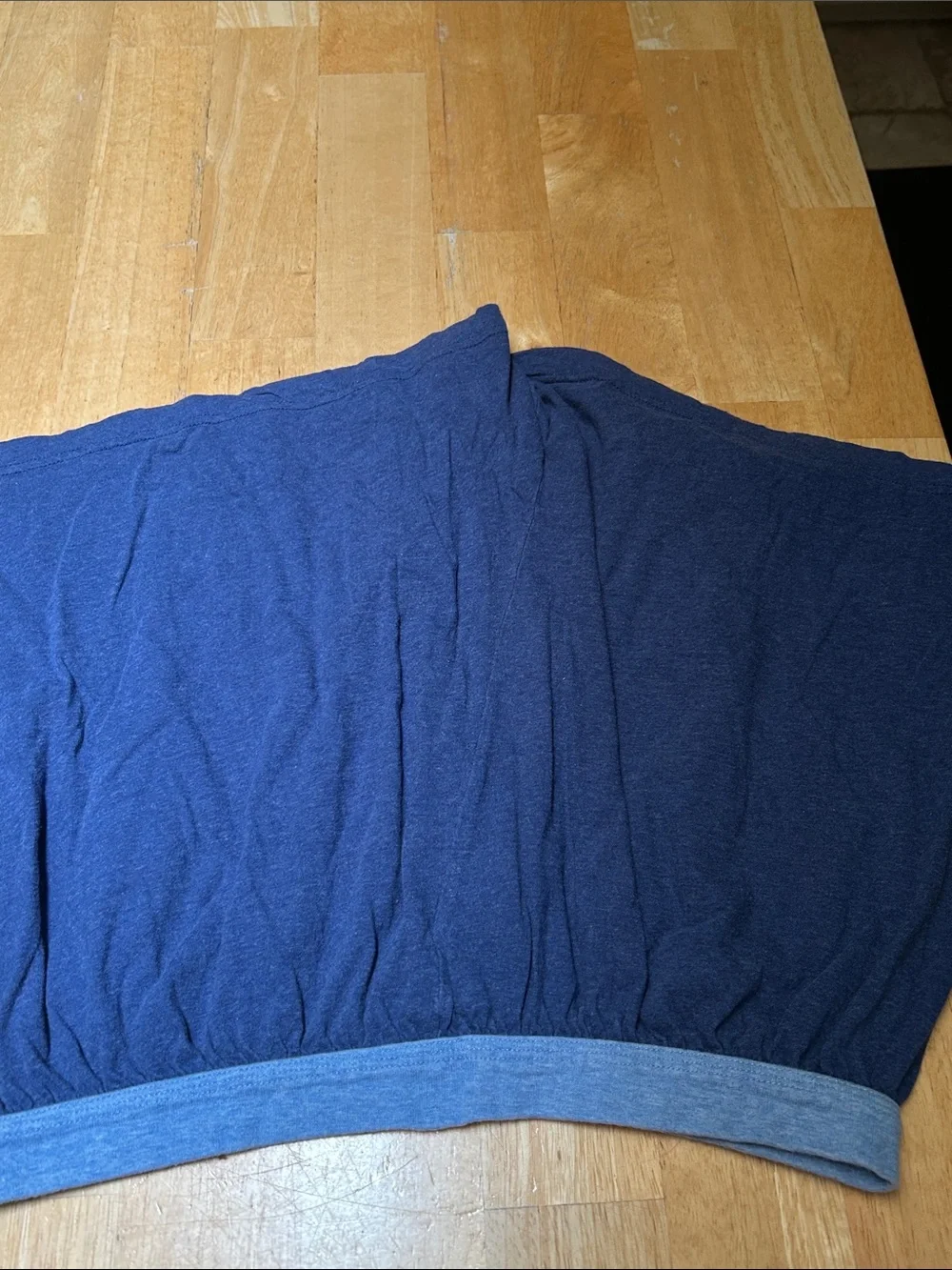 Hanes Blue Boxers with Heather Gray Waistband Size XL